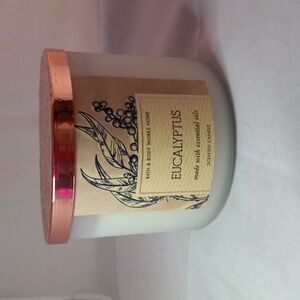 NEW Bath & Body Works 3 Wick Candle Eucalyptus 14.5 oz